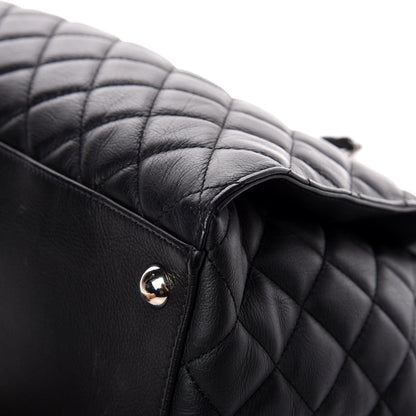 Chanel Calfskin Quilted Large Chic and Soft Shopping Tote Black 14 of 18