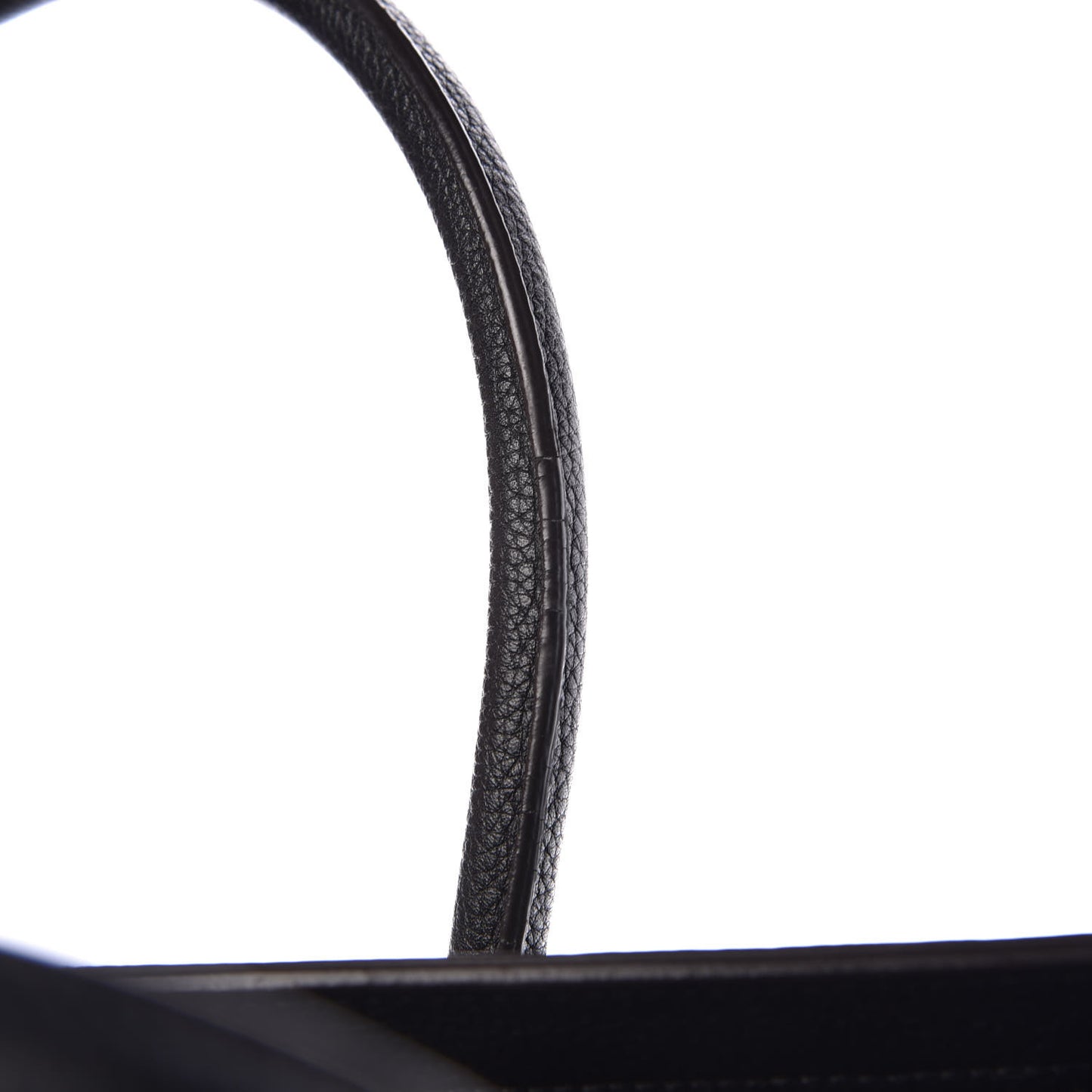 Drummed Calfskin Micro Luggage Black