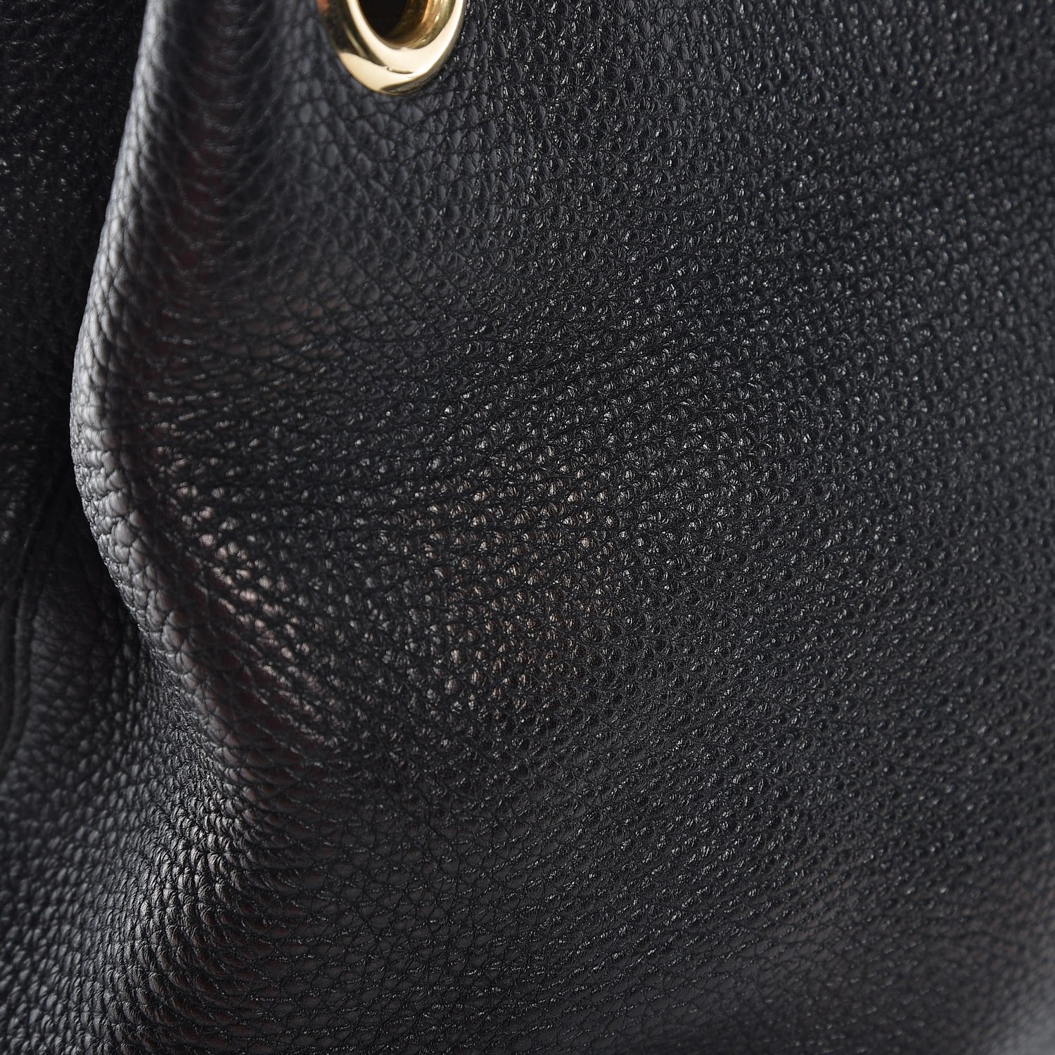 Gucci Pebbled Calfskin Medium Soho Chain Shoulder Bag Black 9 of 9