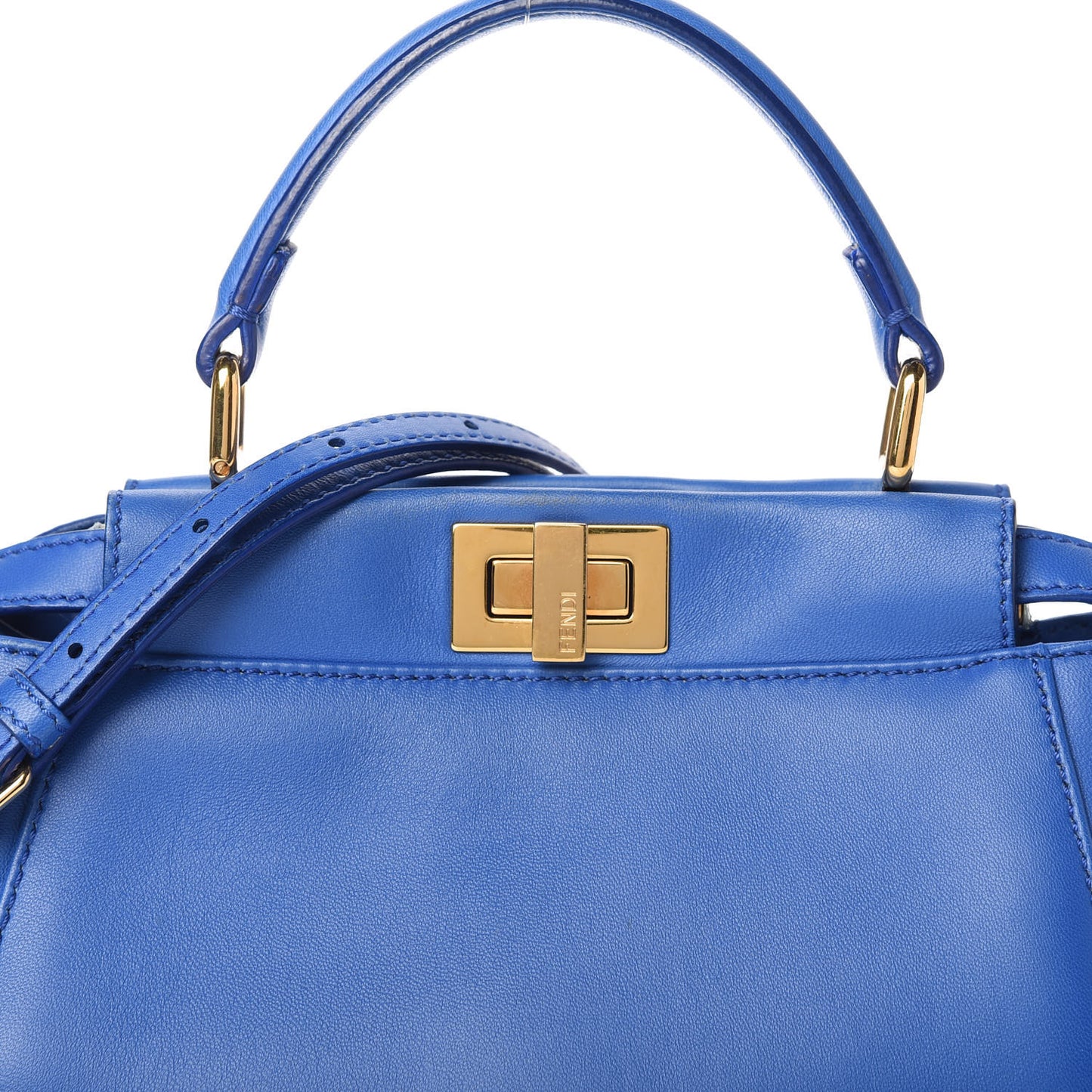 Nappa Mini Peekaboo Iconic Satchel Bleuette