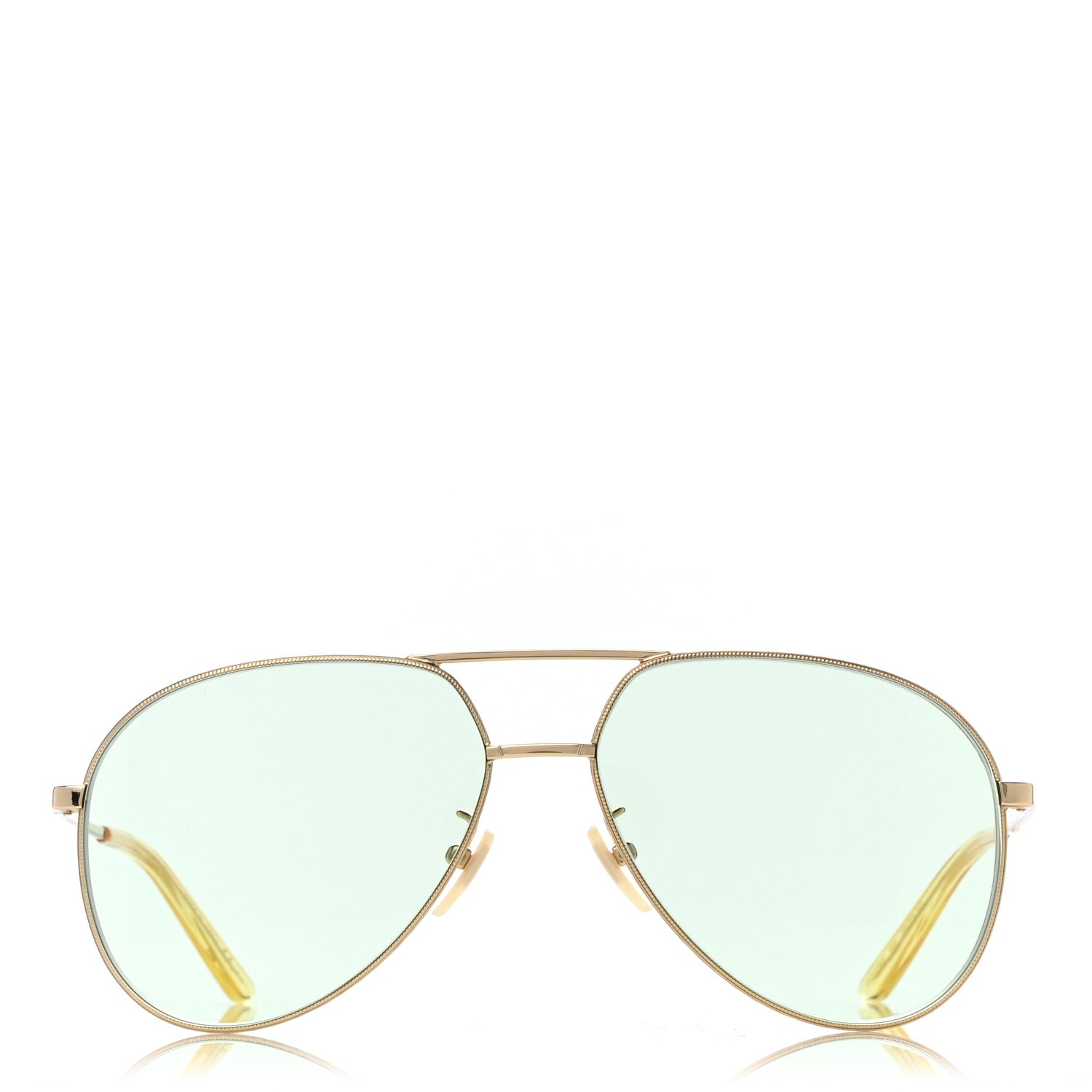 Gucci Metal Aviator Sunglasses GG0356S Gold 2 of 8