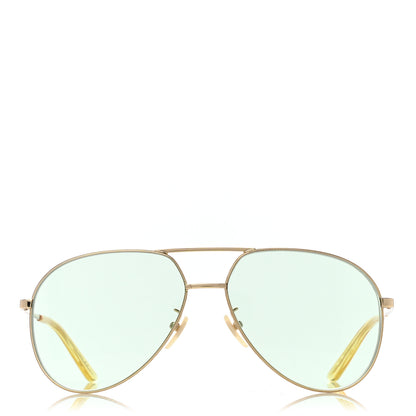 Gucci Metal Aviator Sunglasses GG0356S Gold 2 of 8