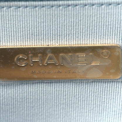 Chanel Lambskin Quilted Medium Chanel 19 Flap Light Blue 6 of 10