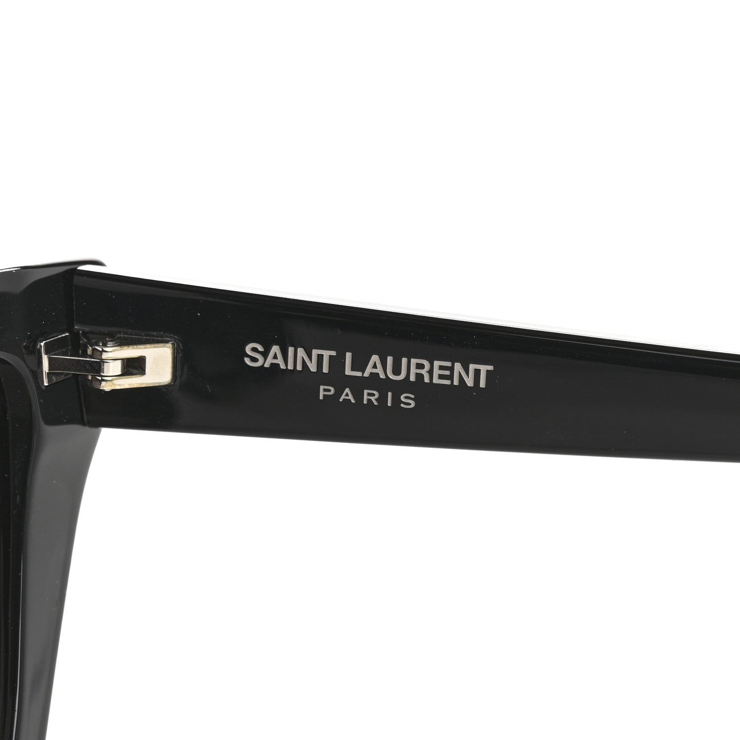 Saint Laurent Acetate Mica Cat Eye Sunglasses SL 276 Black 5 of 10