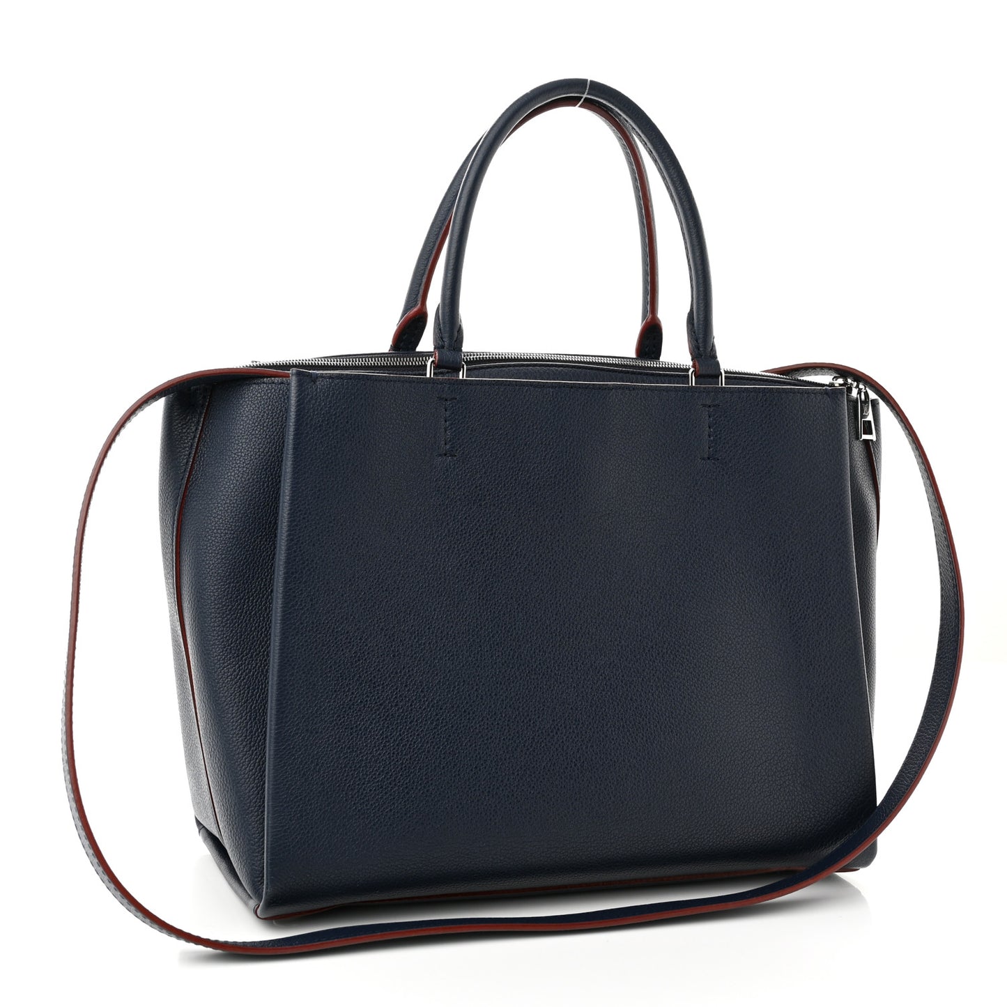Calfskin Lockmeto Marine Rouge
