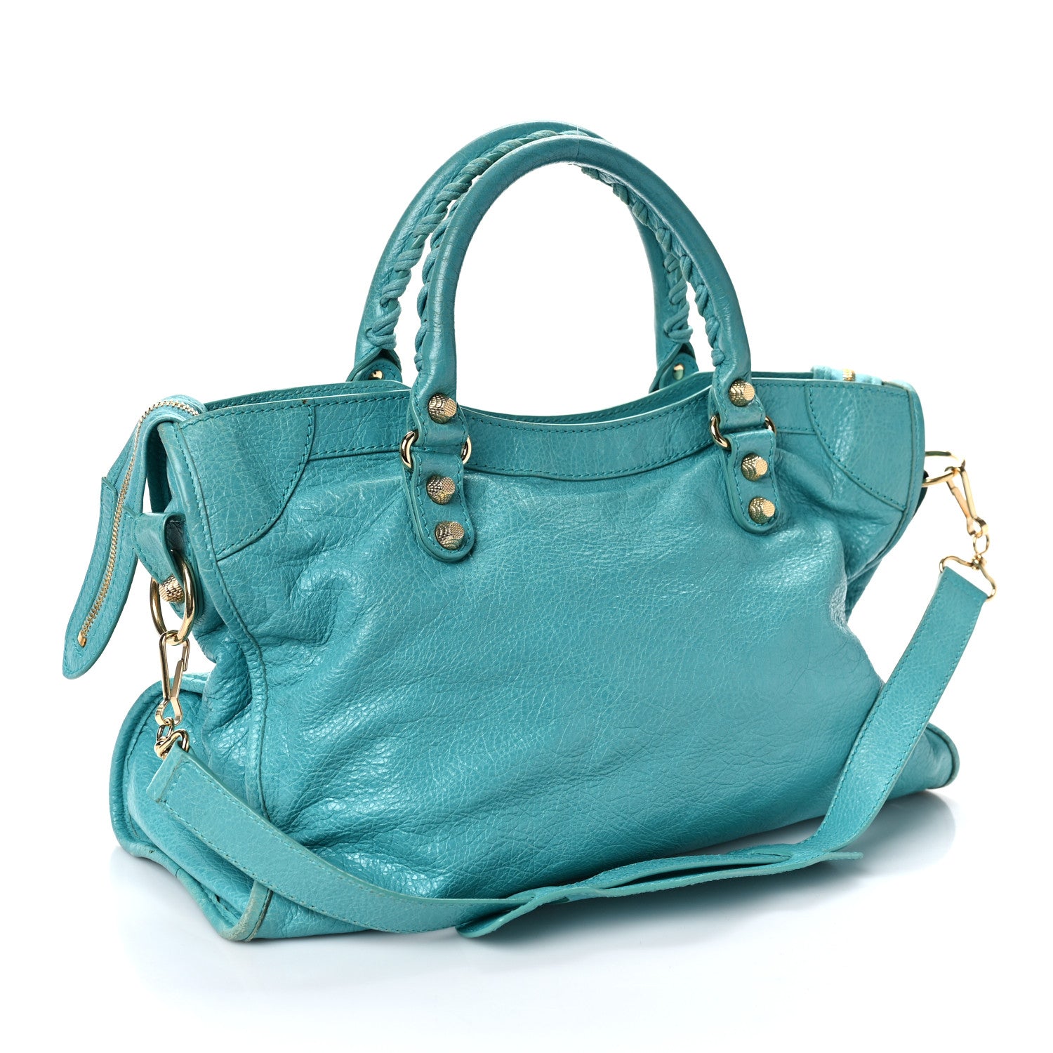 Balenciaga Agneau Giant 12 Gold Hardware City Bleu Tropical 3 of 11