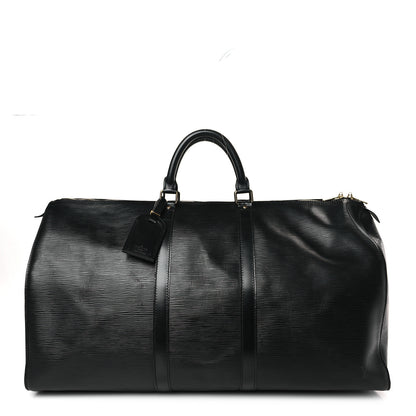 Louis Vuitton Epi Keepall 55 Black 1 of 7