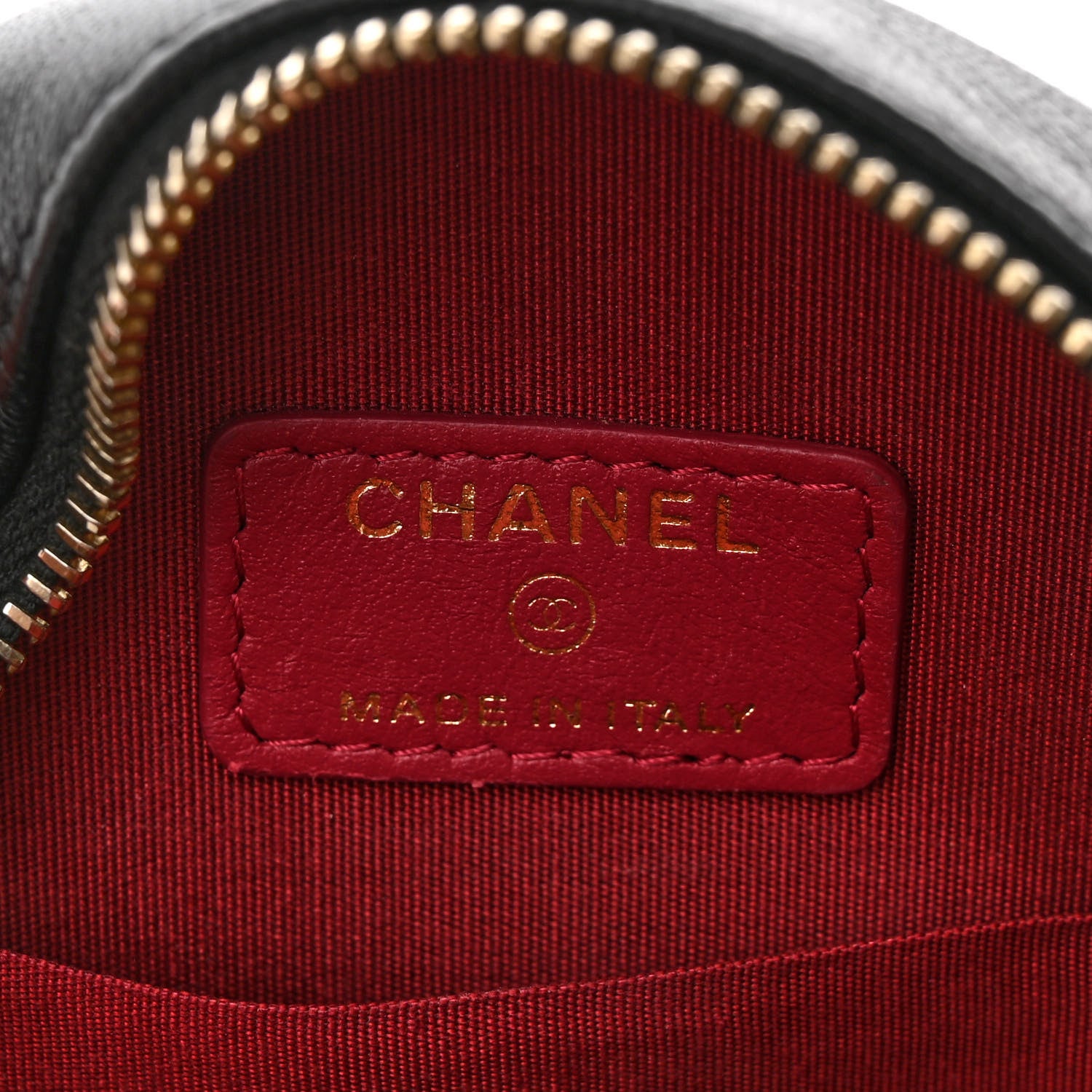 Chanel Lambskin Quilted Chanel 19 Round Clutch With Chain Black 6 of 9