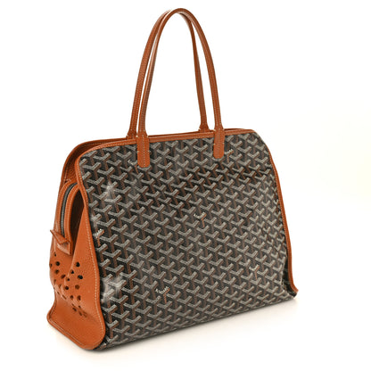Goyard Goyardine Sac Hardy Pet Carrier PM Black Gold 4 of 10