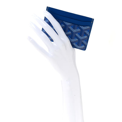 Goyard Goyardine Saint Sulpice Card Holder Sky Blue 2 of 8
