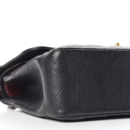 Chanel Caviar Quilted Jumbo Double Flap Black 5 of 12