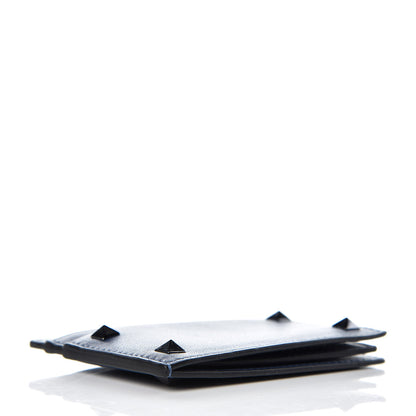 Valentino Garavani Vitello Rockstud Card Holder Indigo 4 of 7