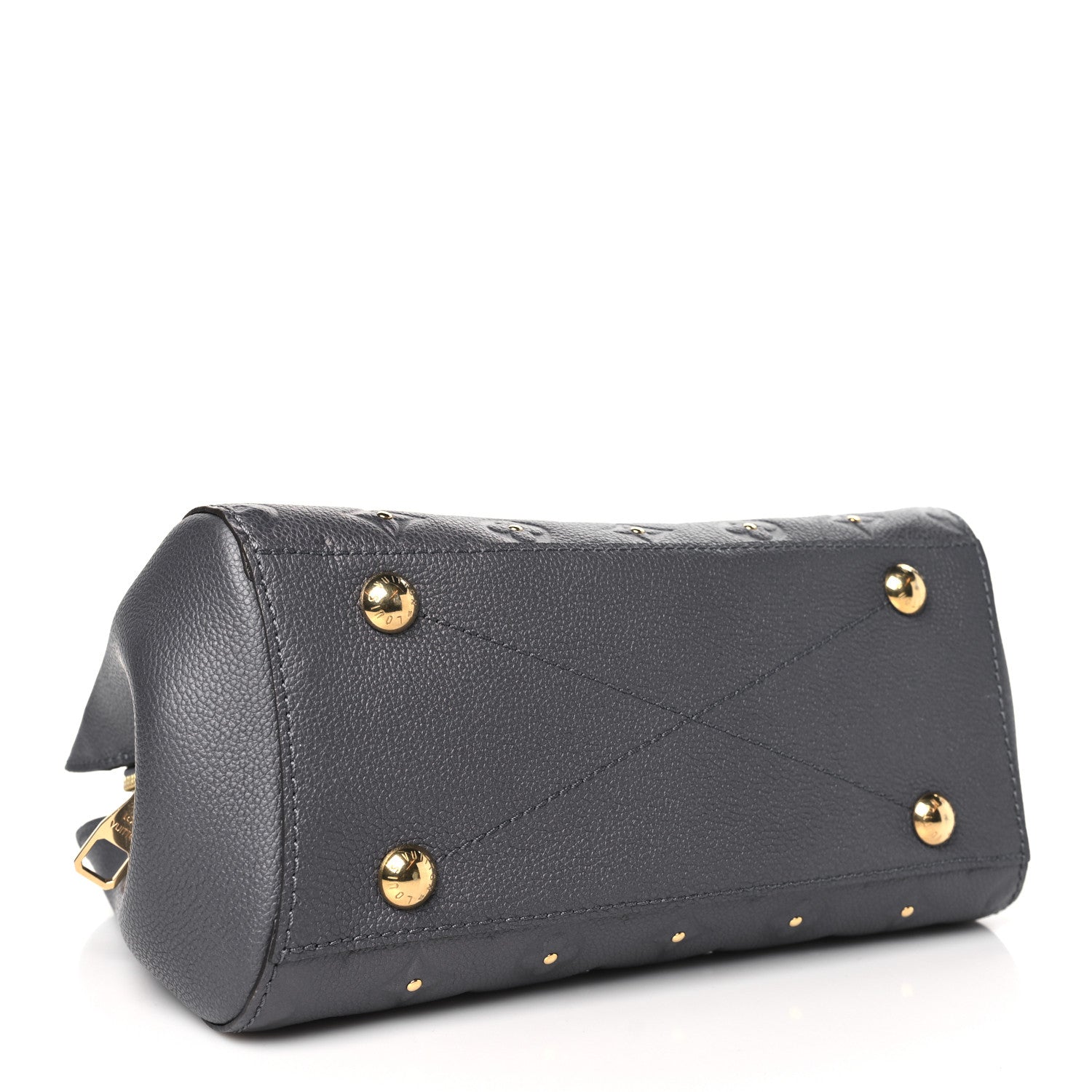 Louis Vuitton Empreinte Studded Montaigne BB Gris Silver 4 of 9