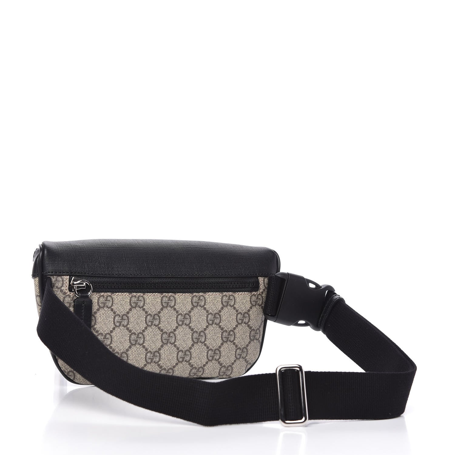 Gucci GG Supreme Monogram Belt Bag Black 3 of 11