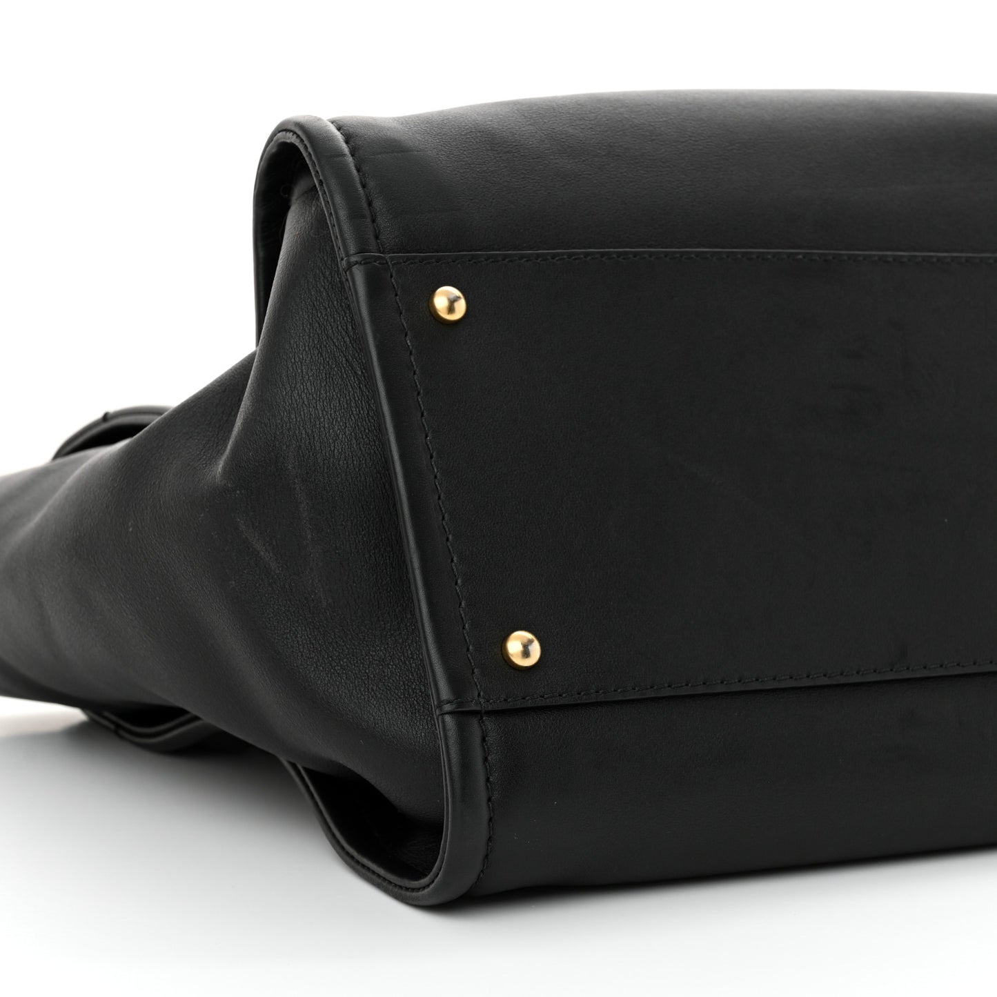 Calfskin Medium Deauville Tote Black Multicolor