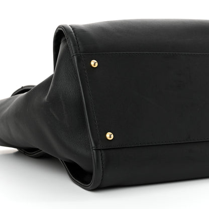 Chanel Calfskin Medium Deauville Tote Black Multicolor 10 of 15