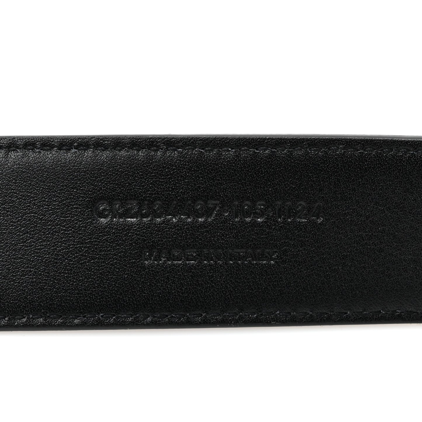 Smooth Calfskin Monogram Square Buckle Belt 105 42 Black