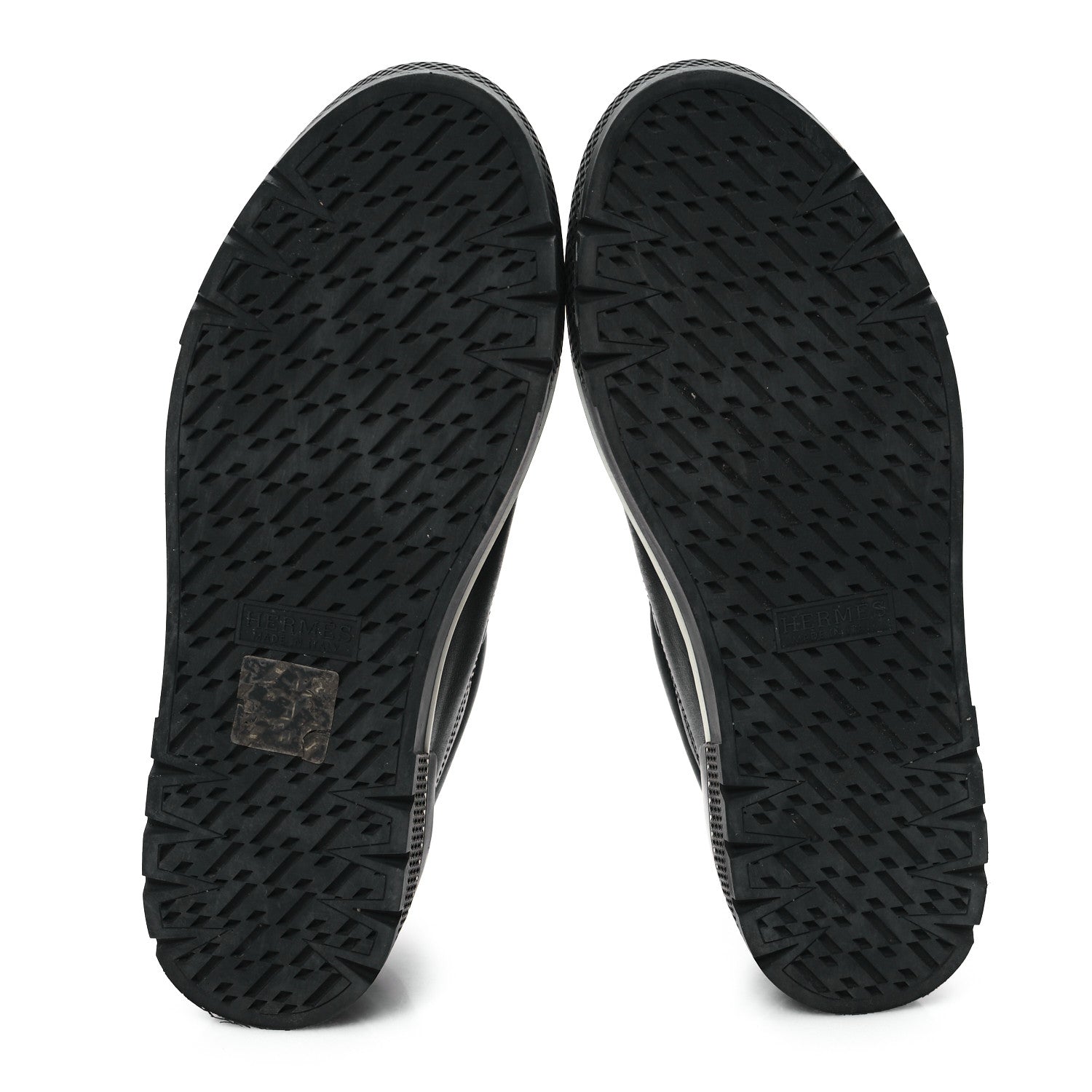 Hermes Calfskin Womens Jungle Love Voltage Sneakers 35 Black 6 of 11