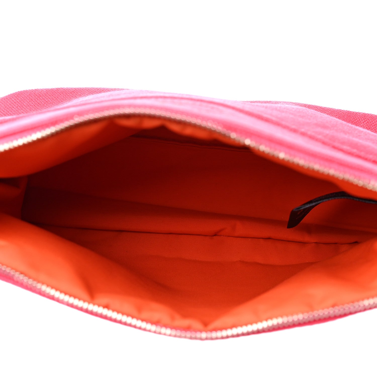 Hermes Cotton Canvas Mini Bolide Travel Cosmetic Pouch Hibiscus 5 of 8