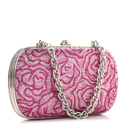 Judith Leiber Swarovski Crystal Flower Clutch Multicolor 3 of 10