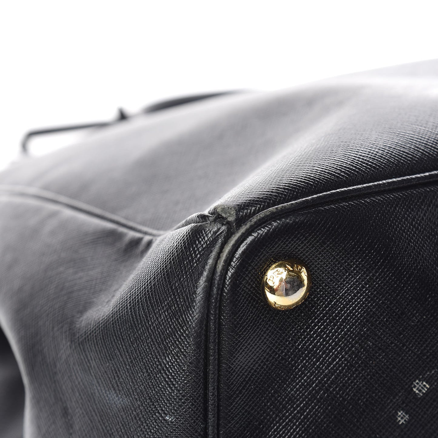 Saffiano Lux Extra Large Galleria Double Zip Tote Black