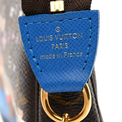 Louis Vuitton Monogram 2019 Christmas Animation Mini Venice Pochette Accessories Blue 7 of 8