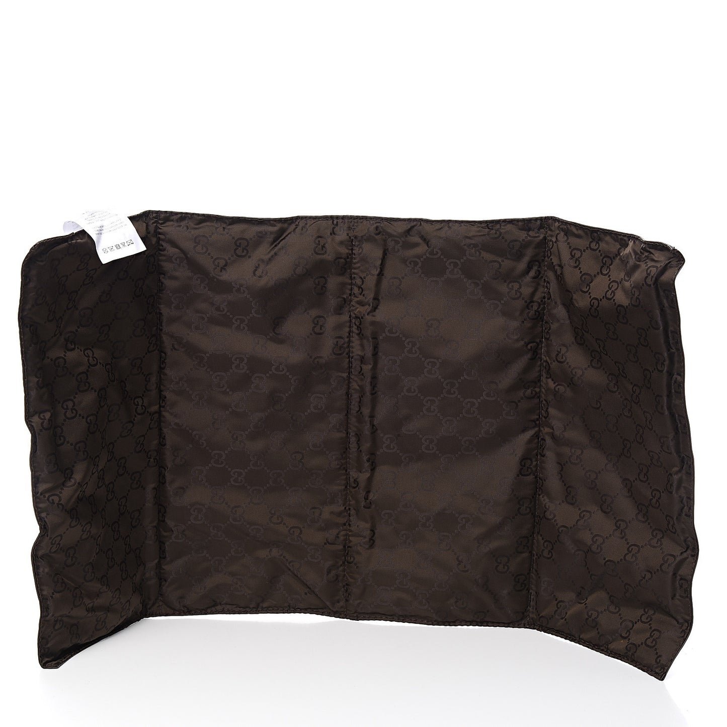 GG Plus Monogram Messenger Diaper Bag Dark Brown