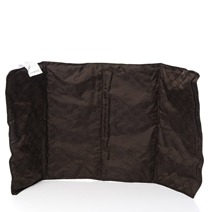 Gucci GG Plus Monogram Messenger Diaper Bag Dark Brown 7 of 10