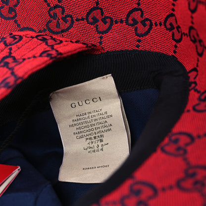 Gucci Monogram Wide Brim Hat L Red Blue 9 of 9