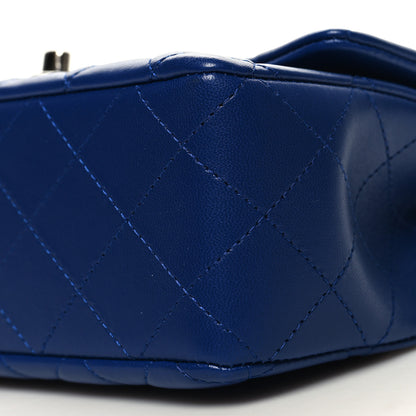 Chanel Lambskin Quilted Mini Rectangular Flap Royal Blue 10 of 11