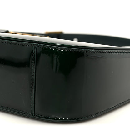Saint Laurent Patent Le 5 A 7 Hobo Dark Leaf 10 of 10