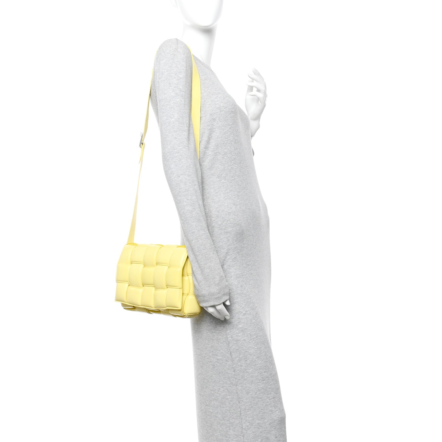 Bottega Veneta Nappa Maxi Intreccio Padded Cassette Crossbody Bag Sherbert 2 of 9