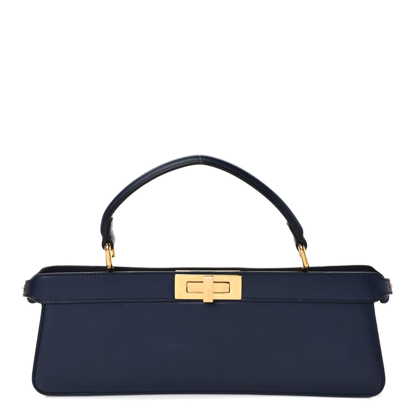 Vitello King Luxor Camoscio Peekaboo I SEE U Horizontal Satchel Bleu