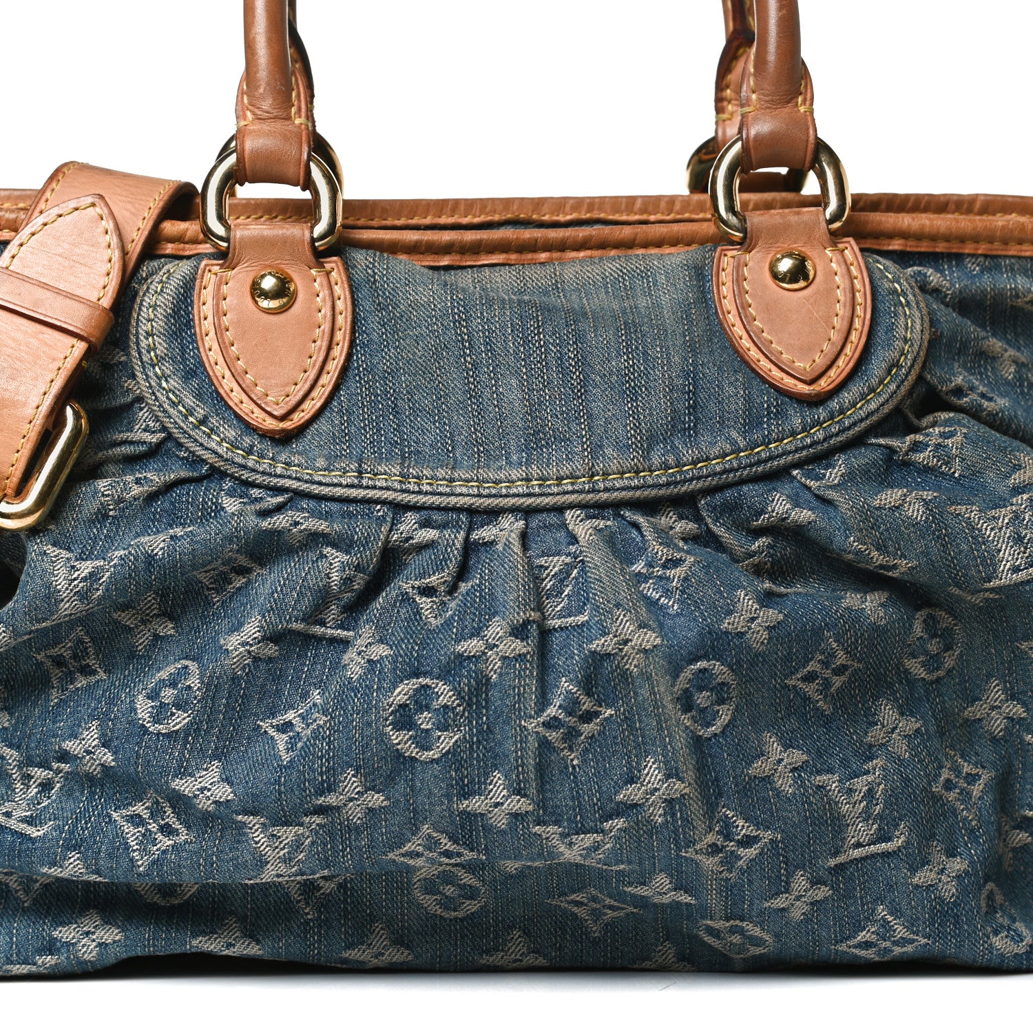 Louis Vuitton Denim Neo Cabby MM Blue 8 of 17