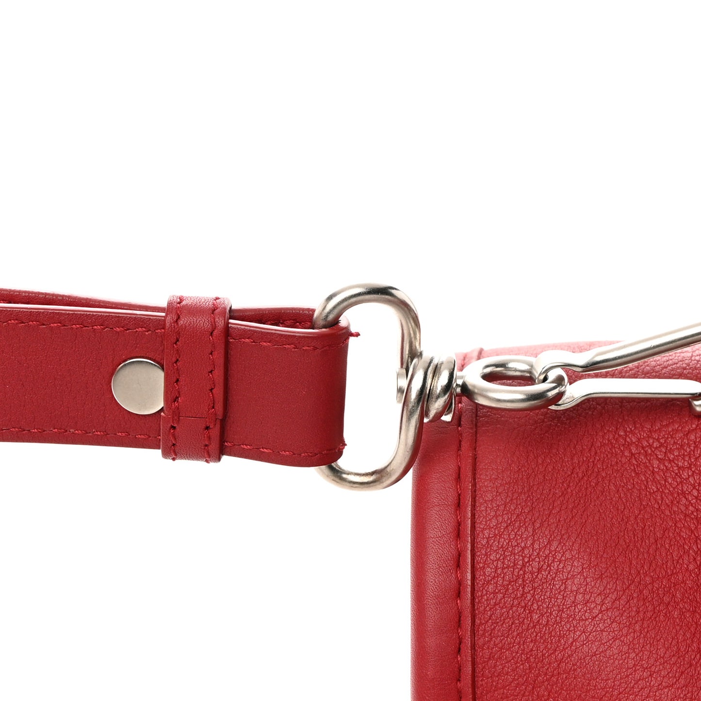 Veau Soyeux Small Tool Satchel Rouge Groseille