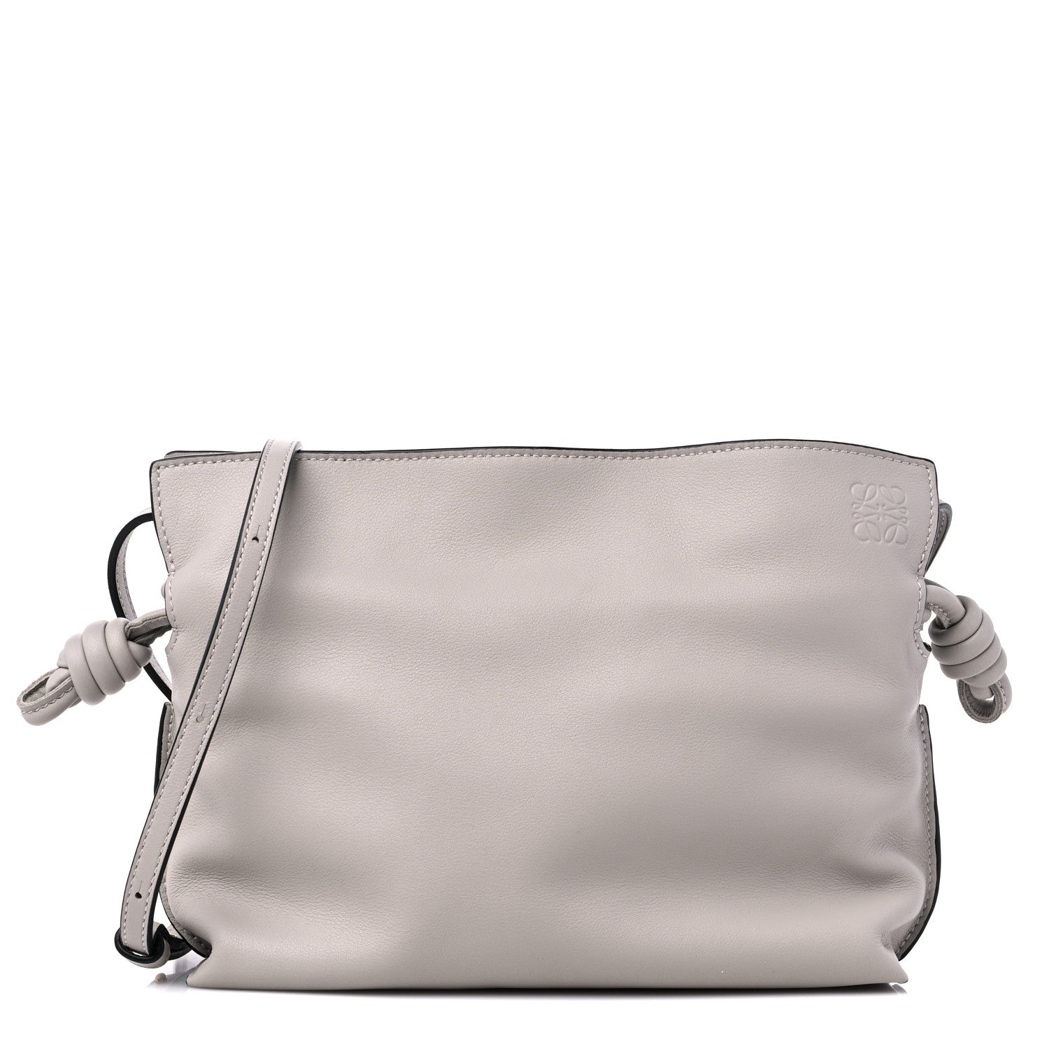 Loewe Calfskin Mini Flamenco Knot Bag Ghost 1 of 9