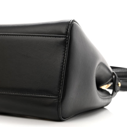 Fendi Nappa Stacked Bar Mini Peekaboo Iconic Satchel Black 10 of 10