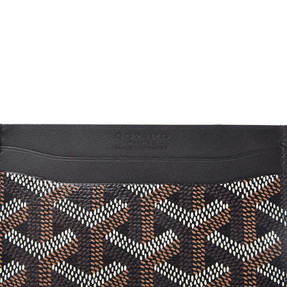 Goyard Goyardine Saint Sulpice Card Holder Black 6 of 7