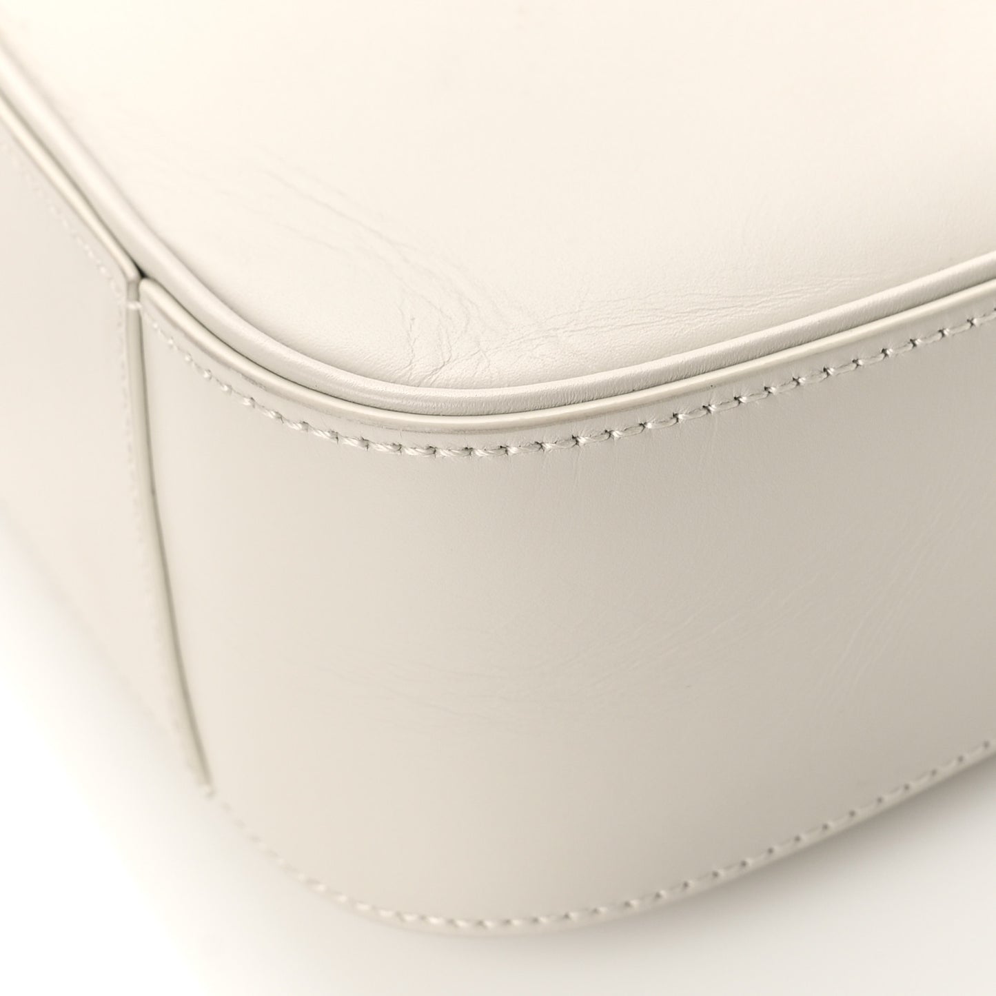 Smooth Calfskin Le 5 A 7 Hobo Blanc Vintage
