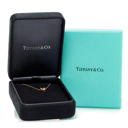 Tiffany 18K Rose Gold Diamond Mini Victoria Necklace 6 of 6