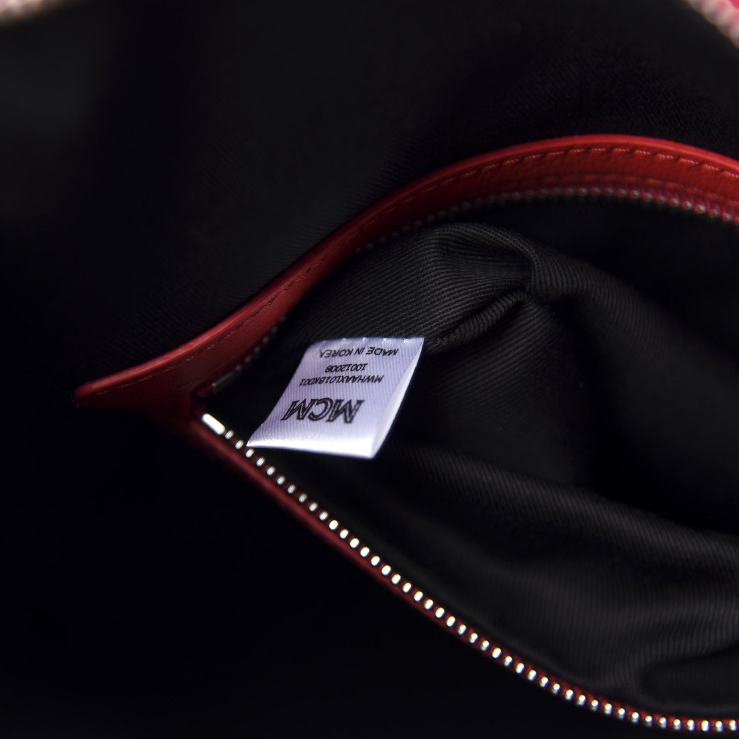 Visetos Medium Klara Hobo Red Black