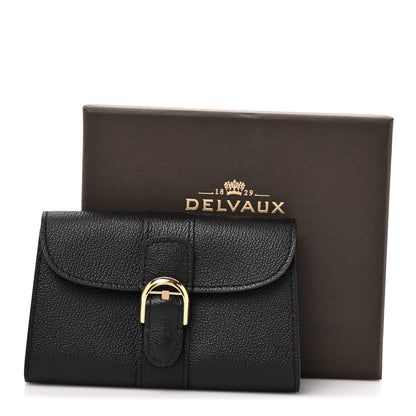 Delvaux Grained Calfskin Magic Brillant Card Holder Black 7 of 7