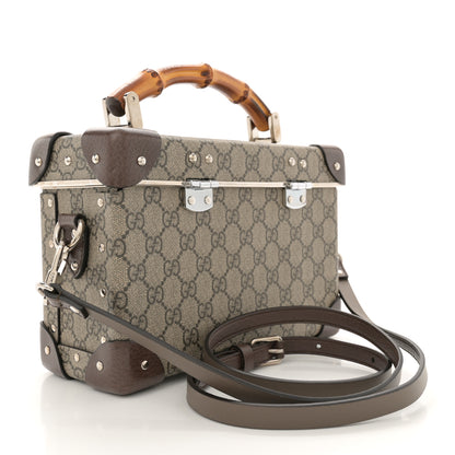 Gucci GG Supreme Monogram Globe-Trotter Beauty Case Brown 2 of 10