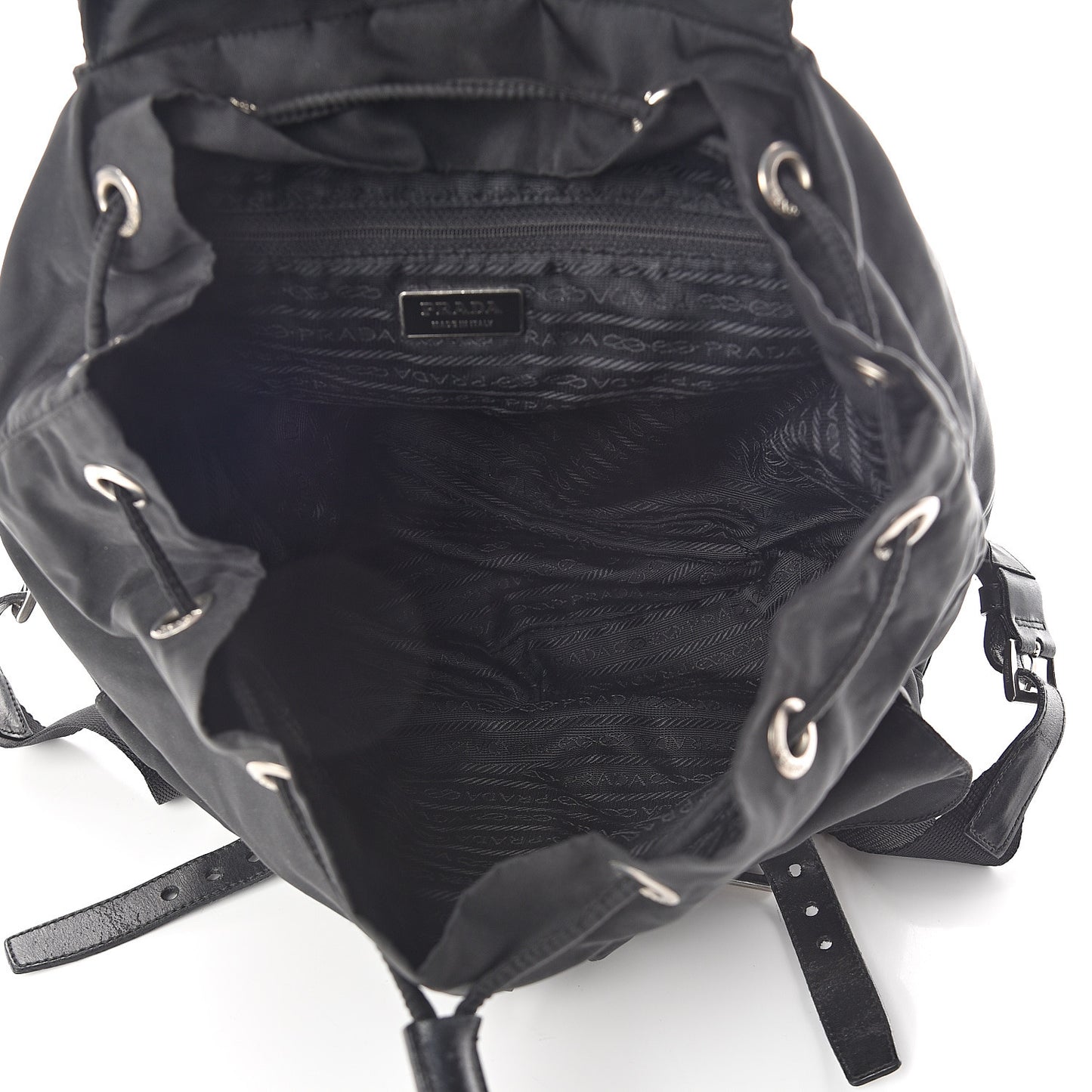 Nylon Vela Medium Backpack Black