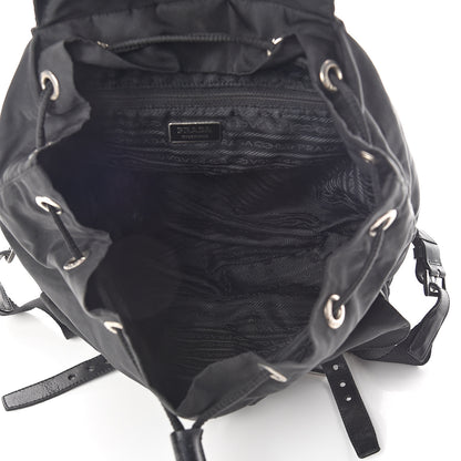 Prada Nylon Vela Medium Backpack Black 4 of 8