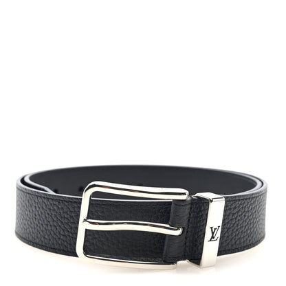 Louis Vuitton Taurillon 35mm Pont Neuf Belt 85 34 Black 85/34 Black 1 of 4