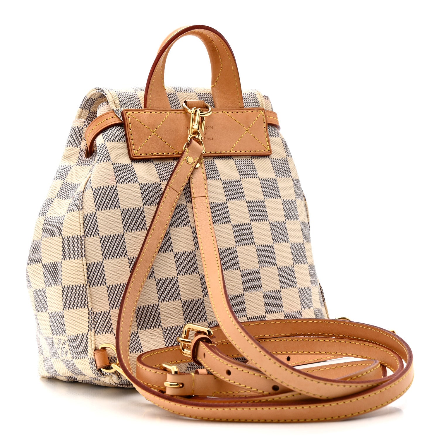Louis Vuitton Damier Azur Sperone BB Backpack 2 of 15