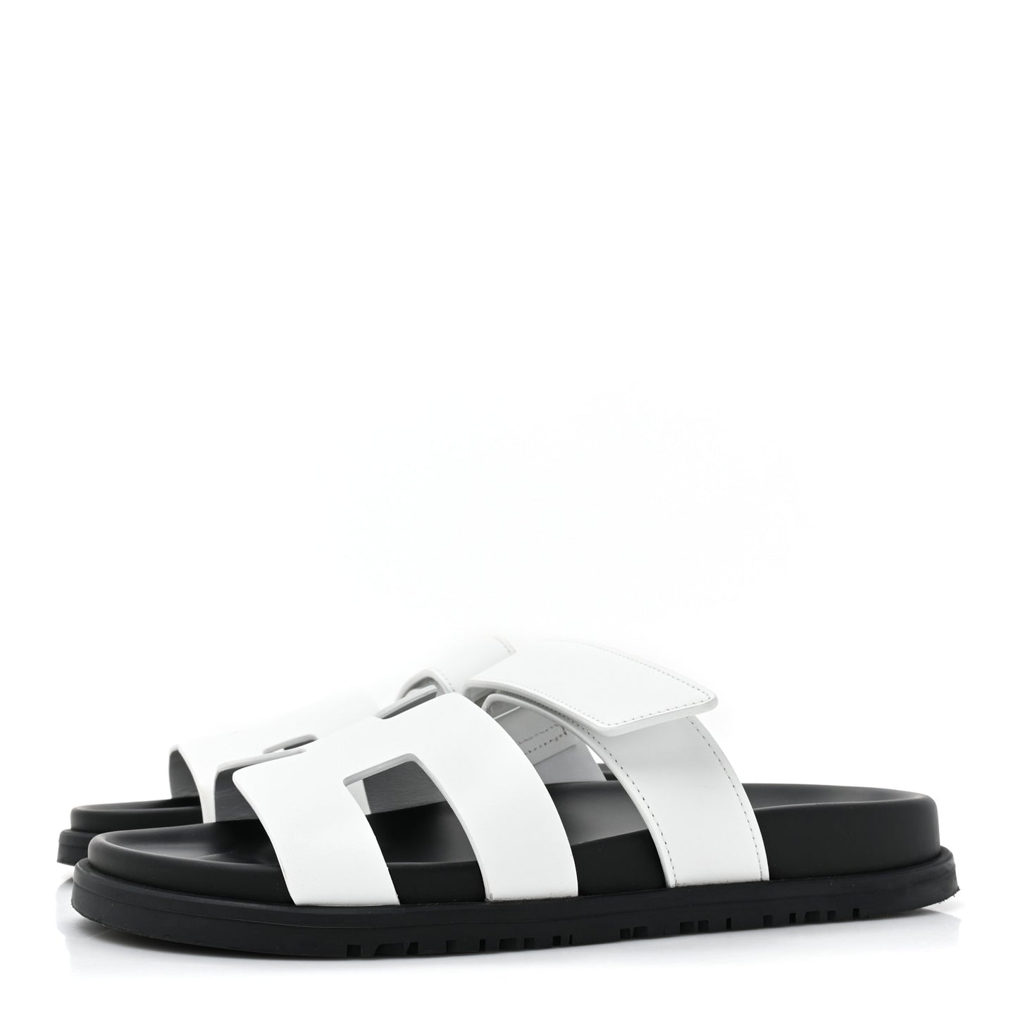 Calfskin Womens Chypre Sandals 38 White