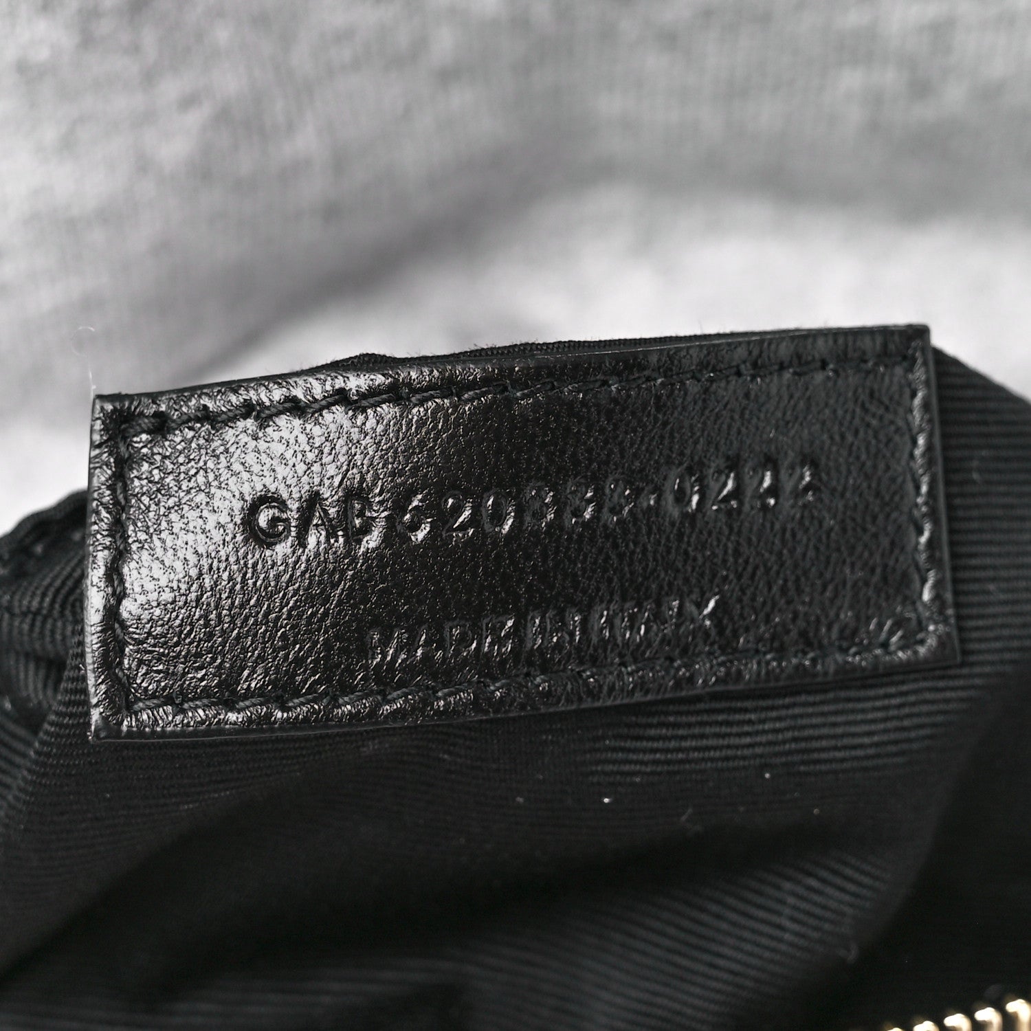 Saint Laurent Jersey Quilted Toy Loulou Puffer Monogram Chain Satchel Grey Cloud 6 of 9