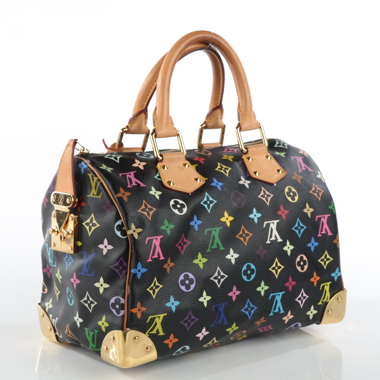 Louis Vuitton Monogram Multicolor Speedy 30 Black 8 of 14